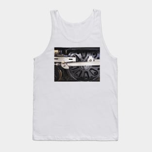 Driving Wheel on a Battle of Britain Class Light Pacific Steam Engine Tank Top